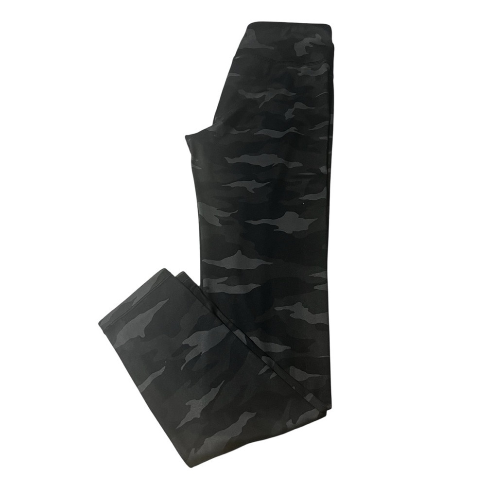 Athleta Girl XL Gray Black Camo Leggings Athletic Yoga Pants - Picture 4 of 6